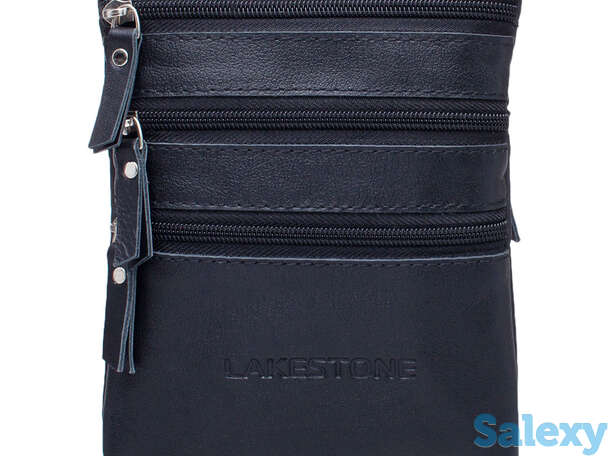 Небольшая мужская сумка через плечо wesley black, фотография 1