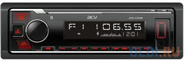 Автомагнитола acv avs-920br 1din 4x50вт, фотография 1
