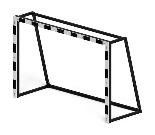 Ворота мини футбольные (черные) (с креплением сетки) - со 2.60.04-01, фотография 1