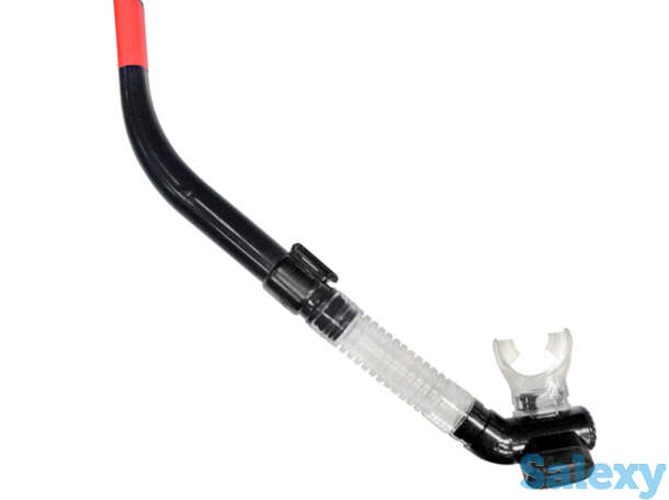 Трубка shark с клапанами sn-09as чёрная akvilon, фотография 1