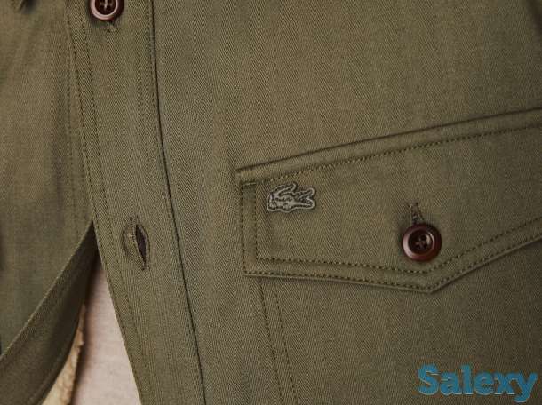 Утеплённая мужская рубашка lacoste, фотография 5