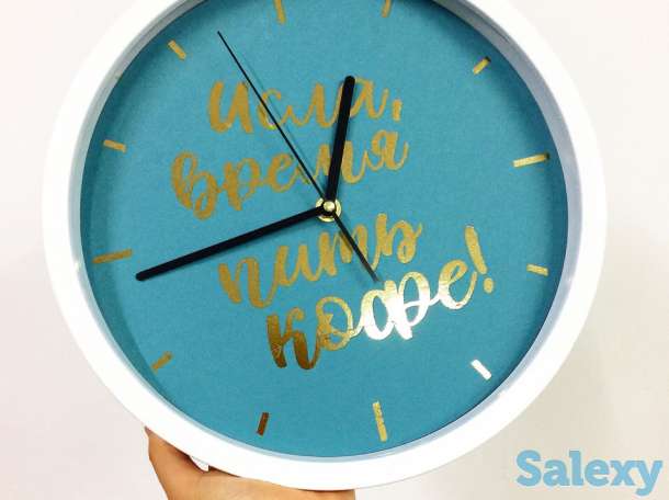 Белые часы с лого. Нанесение на белые часы логотипов компании., фотография 1