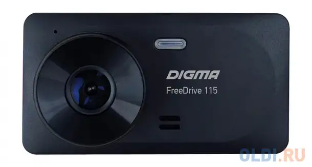 Видеорегистратор digma freedrive 115 черный 1mpix 1080x1920 1080p 150гр. jl5601, фотография 1