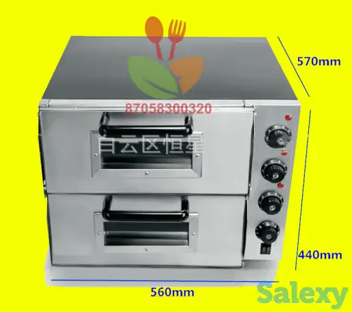 Пицца печь 2 секции HX-2ST, фотография 3