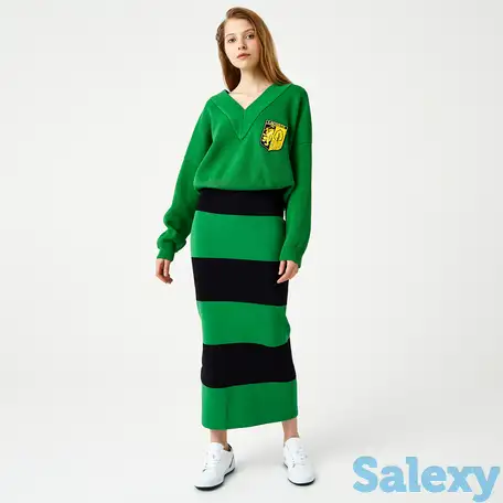 Женская юбка в полоску lacoste live, фотография 1