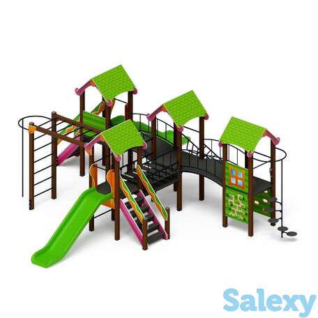 Детский игровой комплекс «лукоморье» дик 2.25.08-01, фотография 1