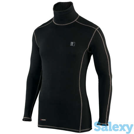 Термобелье майка сивера вуйма с воротником мужская черная, фотография 1