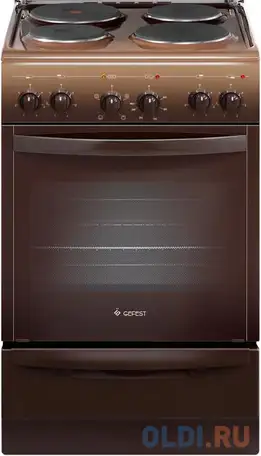 Электрическая плита gefest 5140-01 0001 коричневый, фотография 1