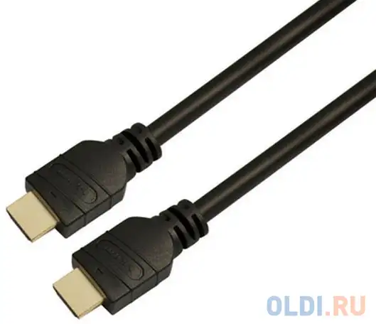 Кабель hdmi 0.5м lazso wh-111 круглый черный, фотография 1