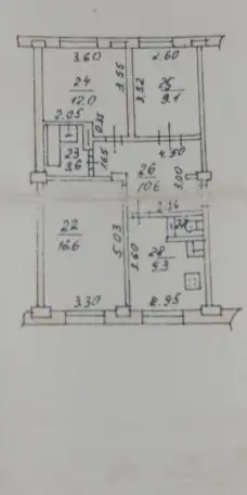 Продам трехкомнатную квартиру в районе пересечения улиц Бекмаханова-Свободная., фотография 12