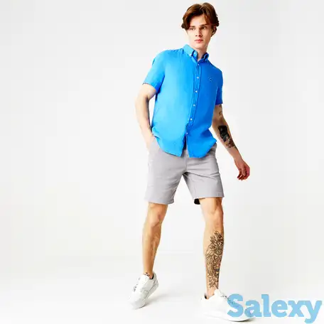 Мужские шорты lacoste slim fit, фотография 1