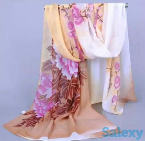 Продажа. Женский шифоновый шарф., фотография 5