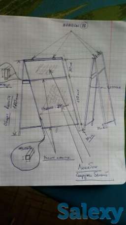 Рекламный стенд-штендер вухсторонний.5 000 тг.Пишите на Whatsapp, фотография 2