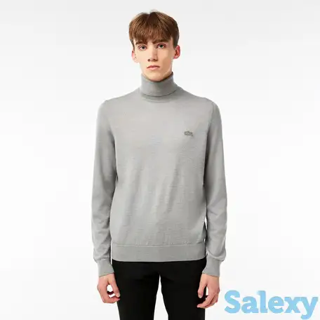 Мужской свитер lacoste из мериносовой шерсти, фотография 1