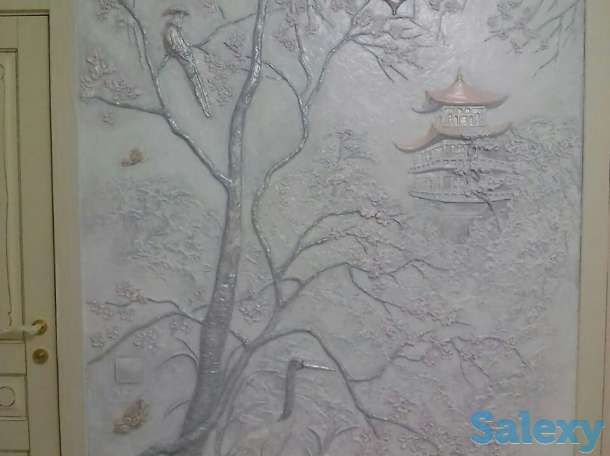 Картины, портрет, настенная роспись, лепка на стене, фотография 9