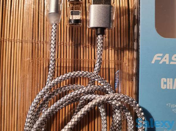 Магнитные зарядки юсб провод магнит самунг айфон iphone Тайп С type C, фотография 3