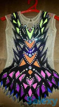 Купальник для художественной гимнастики на 7-9лет, фотография 1