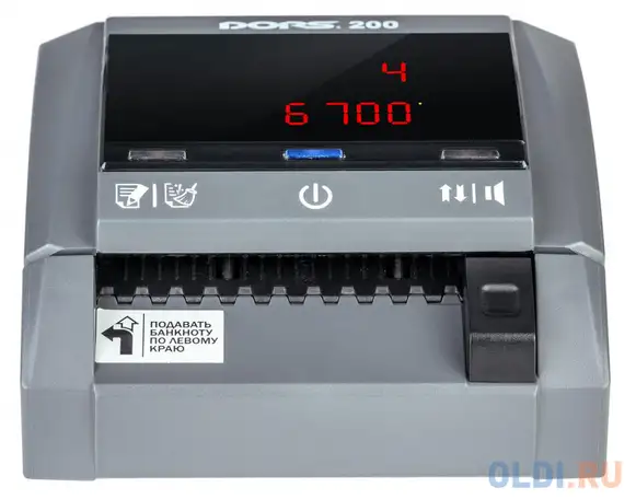 Детектор банкнот dors 200 frz-041627 автоматический рубли, фотография 1