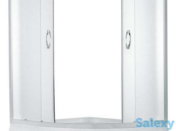 душевая кабина ER0510T- C3 1000*1000*1950 высокий поддон, светлое стекло, фотография 1