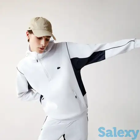 Мужская толстовка lacoste из эластичного хлопка с капюшоном, фотография 1