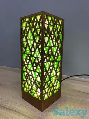 Зелёный Интерьерный лампа-ночник, фотография 1