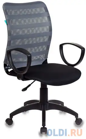 Кресло бюрократ ch-599axsn/32g/tw-11 спинка сетка серый tw-32k03 сиденье черный tw-11, фотография 1