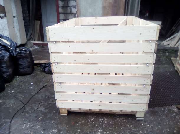 Контейнеры овощные деревянные, фотография 1