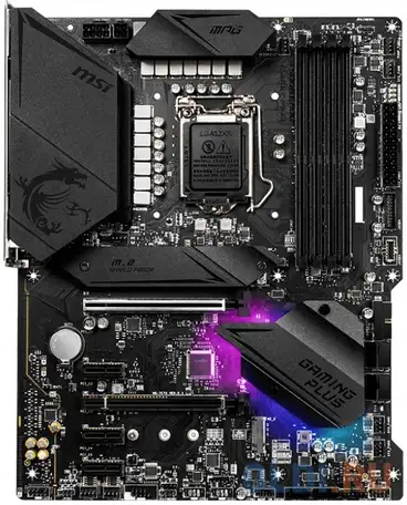 Материнская плата msi mpg z490 gaming plus socket 1200 z490 4xddr4, фотография 1