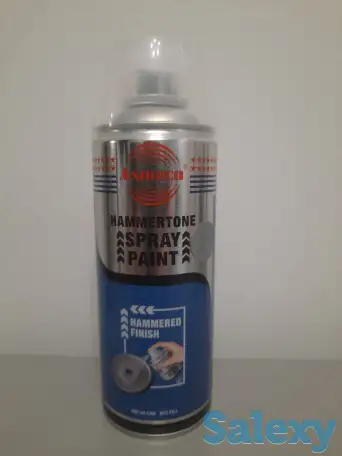 Аэрозольная краска молотковый эффект Asmaco Зеленый,Cеребро,Серый,Коричневый, фотография 2