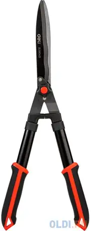 Садовые ножницы deli dl580421 размер 26,5". сталь 55с. термообработанная поверхность. комби, фотография 1