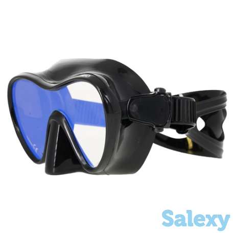 Маска подводная marlin frameless duo (черный силикон)  просветленные линзы black, фотография 2