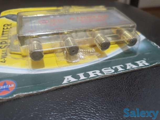 Сплиттер делитель TV сигнала 4 way Разветвитель на 4 выхода, фотография 3