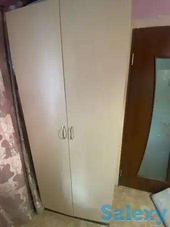 шкаф бежевый для одежды, фотография 4