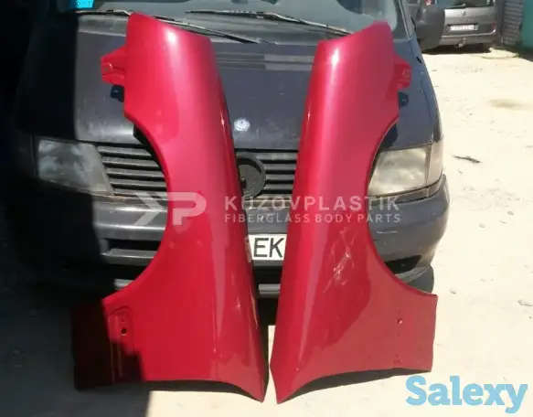 Крыло на Мерседес Е W210 из стеклопластика., фотография 2