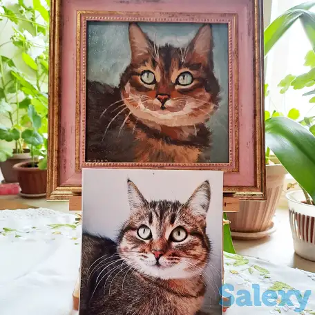 Напишу живописный портрет вашего питомца или вас вместе!, фотография 4