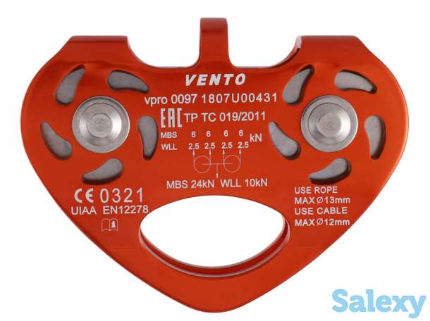 Блок-Ролик Венто Тандем-Люкс С Подшипником Дюраль, фотография 3