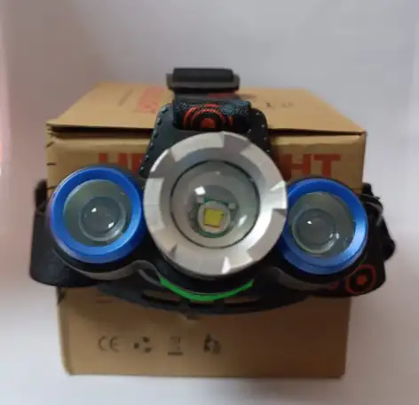 Фонарь налобный аккумуляторный 117, фотография 2