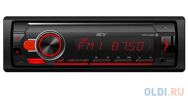 Автомагнитола acv avs-944bm 1din 4x50вт, фотография 1