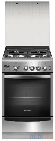 Газовая плита gefest 5100-03 0004 серебристый, фотография 1