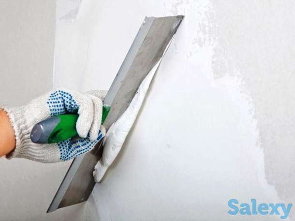 Косметический ремонт.Покраска стен и потолка, укладка ламината,левкас,малярные работы, поклейка обоев,галтели, ленолеум., фотография 2