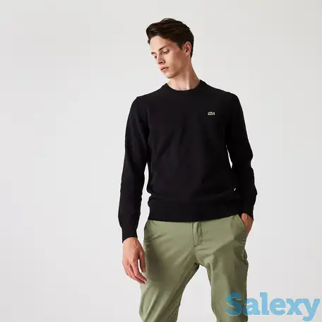 Мужской свитер lacoste crew neck из органического хлопка, фотография 1