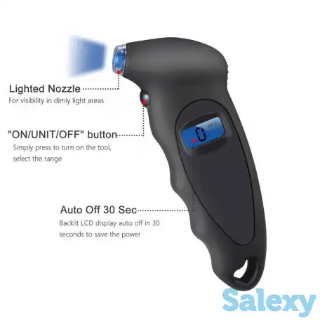 Цифровой автомобильный манометр., фотография 3