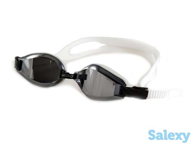Очки для плавания saekodive s29 белые (серые линзы), фотография 1