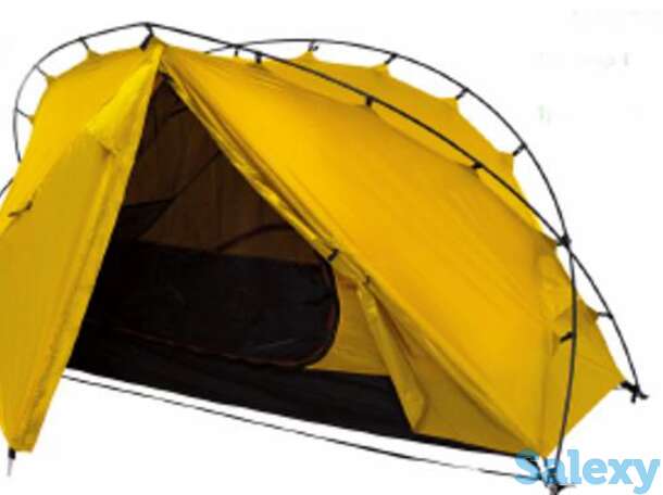 Палатка нормал траппер 1 si/pu желтая, фотография 1