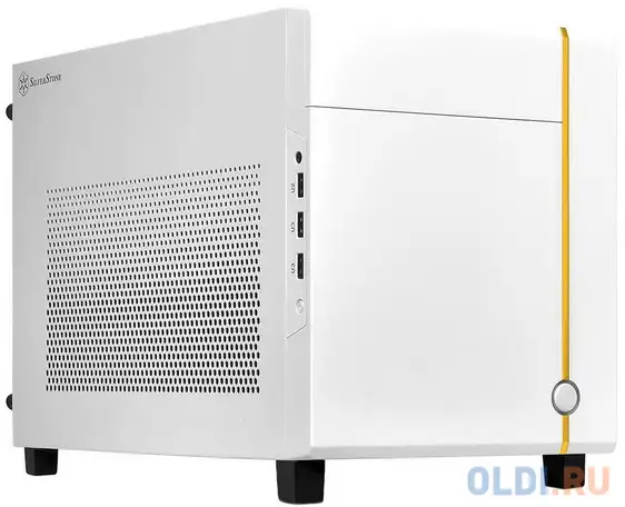 Корпус mini-itx silverstone sst-sg14w sugo без бп белый, фотография 1