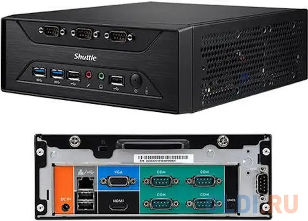 Xc60j, fanless, intel celeron j3355 dual core 2.5ghz, support hdmi+d-sub/ x, фотография 1