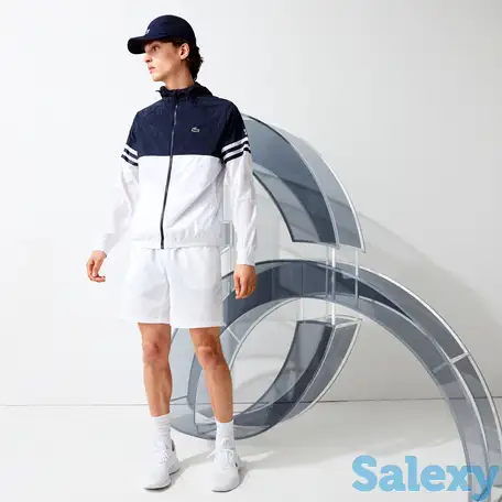 Мужская водостойкая ветровка lacoste sport x novak djokovic, фотография 1