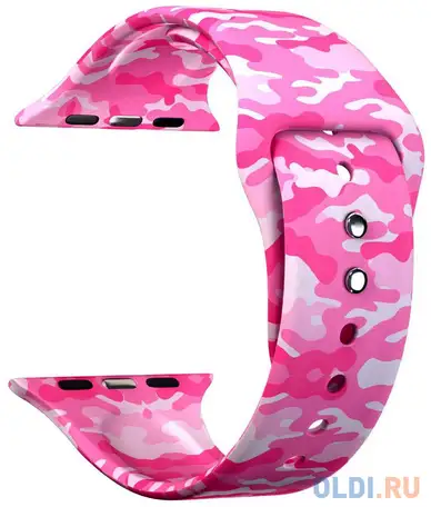 Ремешок lyambda urban для apple watch розовый dsj-10-109a-44, фотография 1