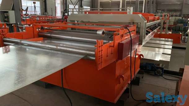 Резкая линия для поперечной и продольной резки рулонного металла   Ⅰ. Вид линии для поперечной и продольной резки рулонн, фотография 1