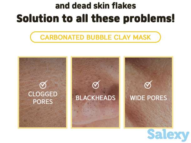 Пузырьковая маска для лица esthetic house esthetic formula carbonated bubble clay mask, фотография 3